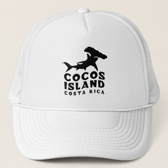 Hammerhead Shark Cocos Island Trucker Hat (Front)