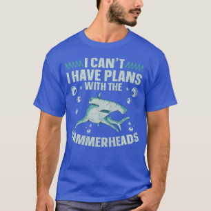Hammerhead Shark Diving Design For A Hammerhead Sh T-Shirt