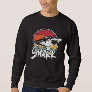 Hammerhead Shark Fin Underwater Hand Sign Sweatshirt