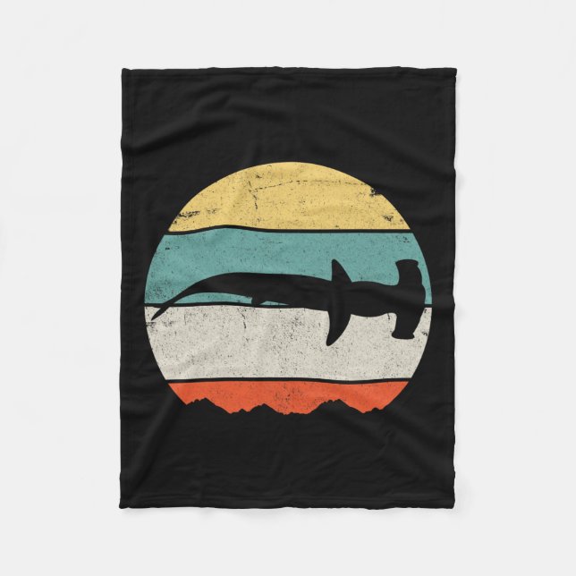 Hammerhead Shark  Fleece Blanket (Front)