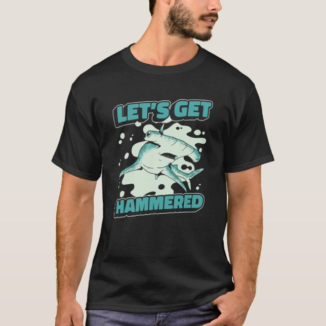 Hammerhead Shark Hammer Fish T-Shirt (Front)