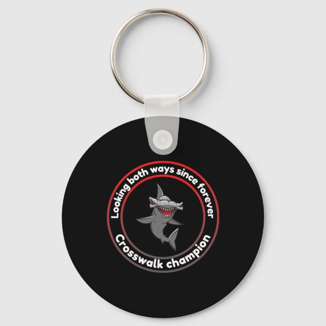 Hammerhead Shark  Key Ring (Front)