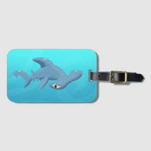 Hammerhead Shark Luggage Tag