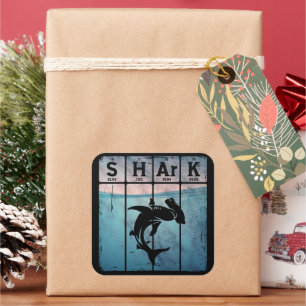 Hammerhead Shark Periodic Table Elements Chemistry Square Sticker