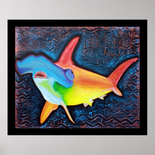 Hammerhead Shark Poster