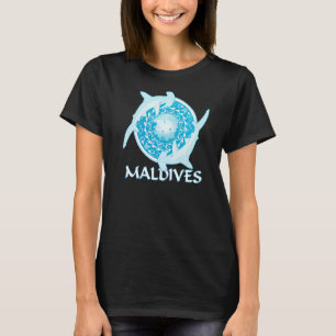 Hammerhead Shark Republic Of The Maldives Diving T-Shirt