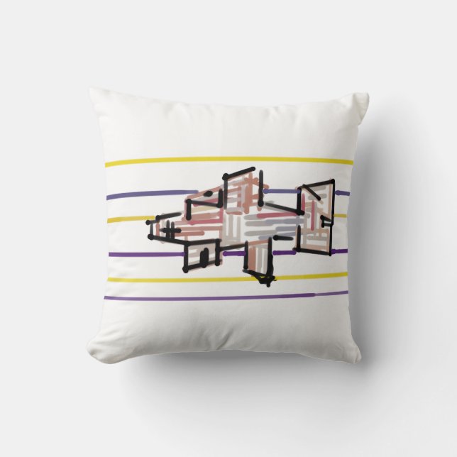 Hammerhead shark Summer joy Cushion (Front)