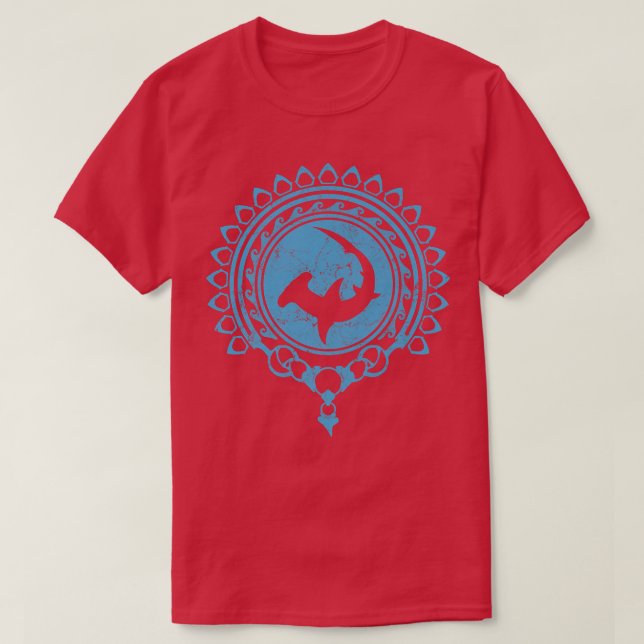 Hammerhead Shark Tribal T-Shirt (Design Front)