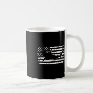 Hammerhead Shark Us Flag Independence Day  Coffee Mug