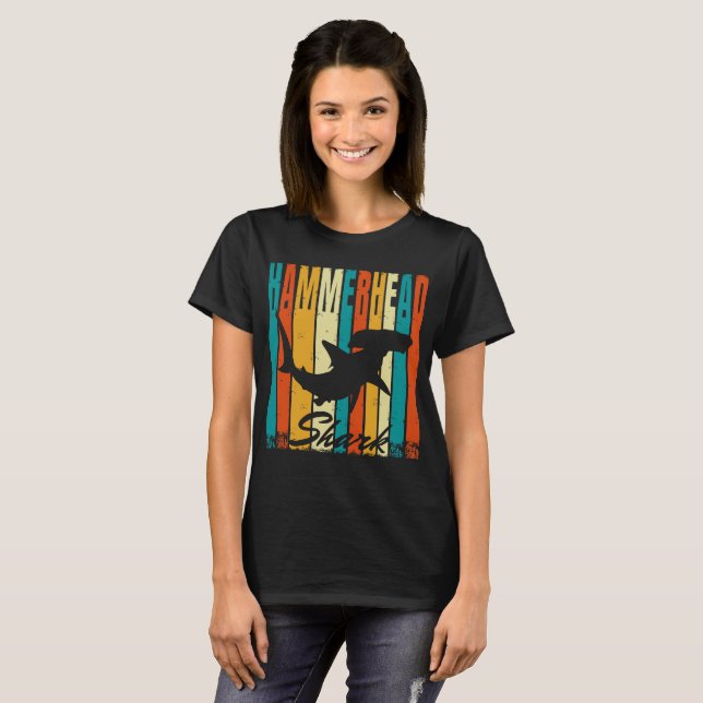 hammerhead shark vintage T-Shirt (Front Full)
