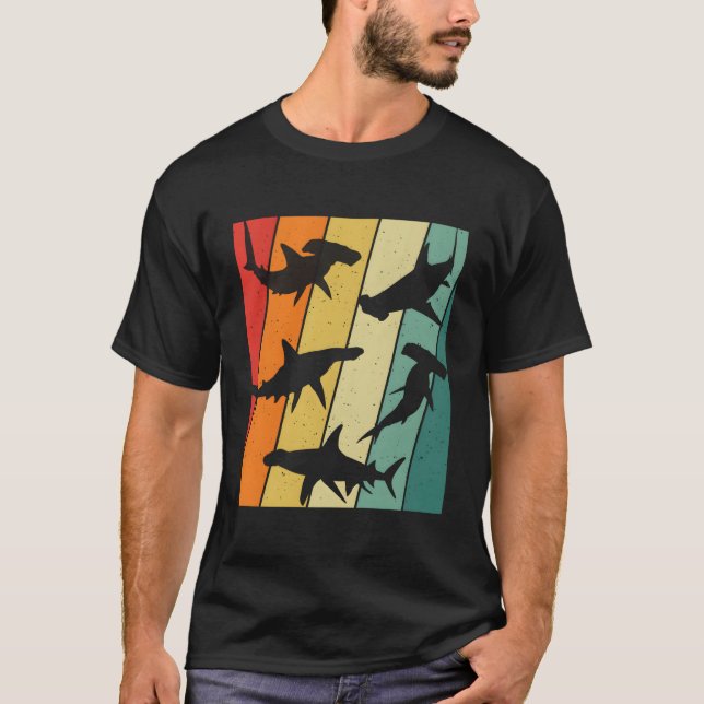 Hammerhead Shark Whisperer Selachimorphaphile T-Shirt (Front)