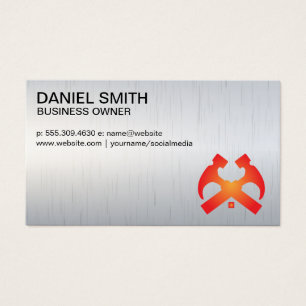 Hammers and Home Metallic Background