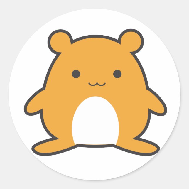 Hammie Classic Round Sticker (Front)