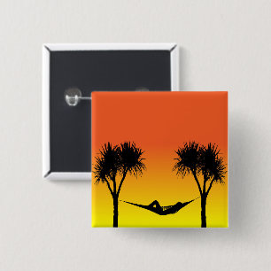 Hammock 15 Cm Square Badge