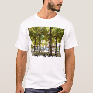 Hammock and palm trees by the ocean Shirt
