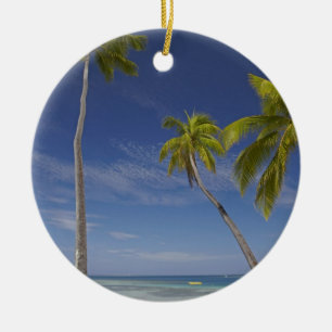 Hammock and palm trees, Plantation Island Resort Ceramic Tree Decoration