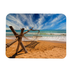 Hammock on a Tropical Beach Resort   Thailand Magnet