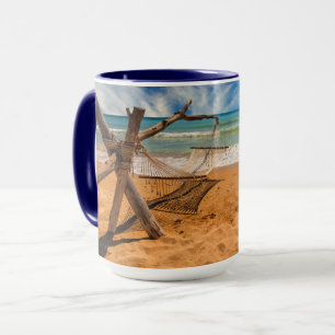 Hammock on a Tropical Beach Resort Thailand Mug