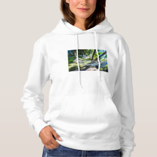 Hammock on the beach, Fiji Hoodie