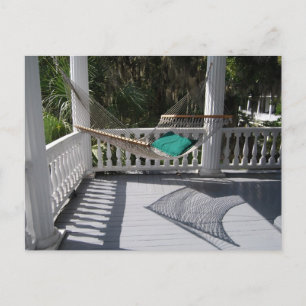 Hammock on the Veranda Postcard