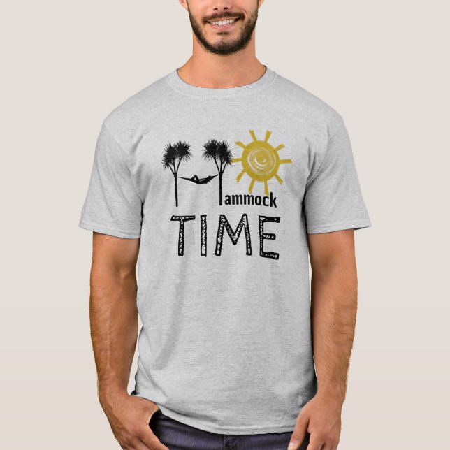 Hammock Time Summer Slogan T-Shirt (Front)