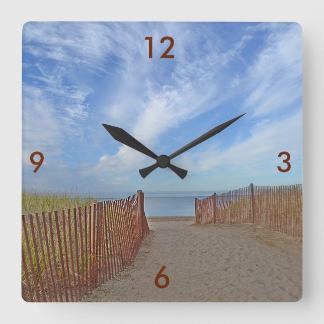 Hammonasset Beach Wall Clock (Front)
