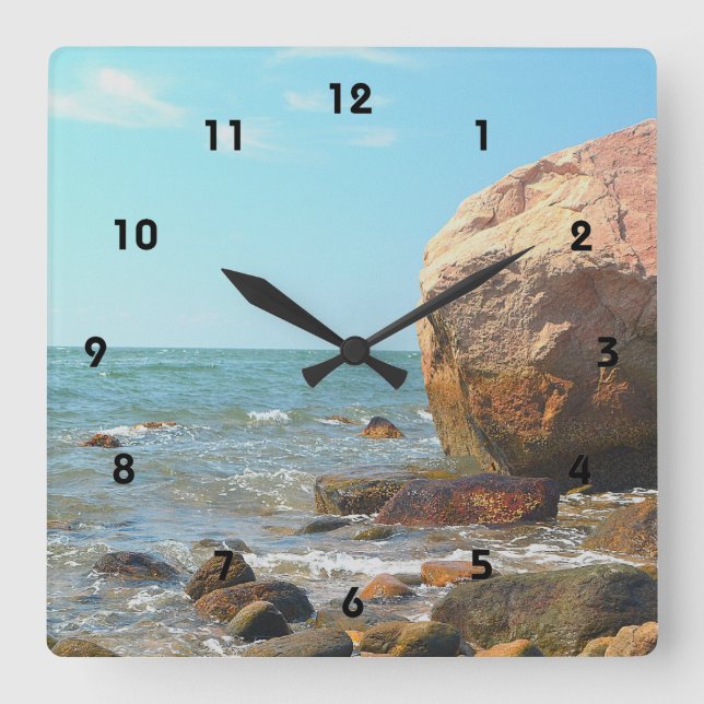 Hammonasset Beach Wall Clock (Front)