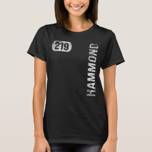 Hammond Indiana 219 Area Code Vintage Retro T-Shirt