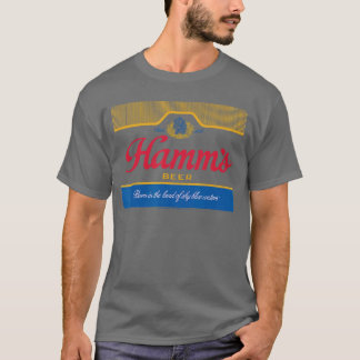 Hamms Vintage Classic Colour Beer Label T-Shirt