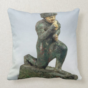 Hammurabi, king of Babylon, praying before a sacre Cushion