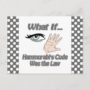 Hammurabis Code Postcard