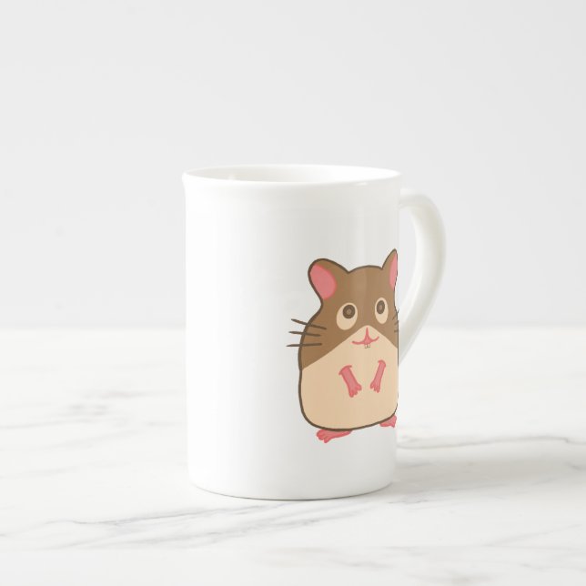 Hammy Hamster Bone China Mug (Front Right)