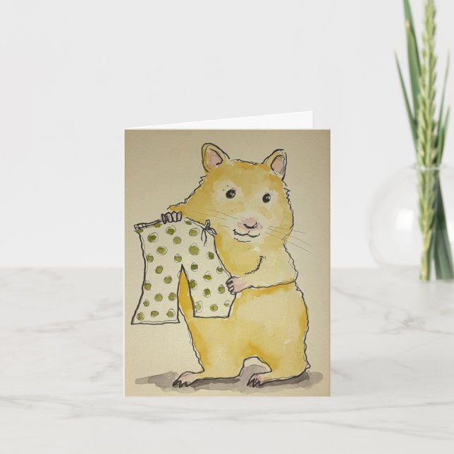 Hammy's Comfy Pants Card (Front)