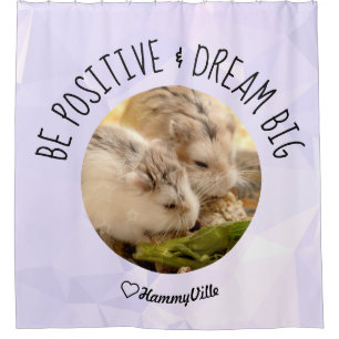 HammyVille - Cute Hamster Fresh & Squeeky Clean Shower Curtain