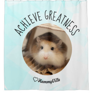 HammyVille - Cute Hamster Fresh & Squeeky Clean Shower Curtain