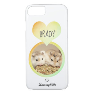 Hammyville - Cute Hamster Heart Case-Mate iPhone Case