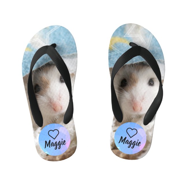 HammyVille - Cute Hamster Kid's Jandals (Footbed)