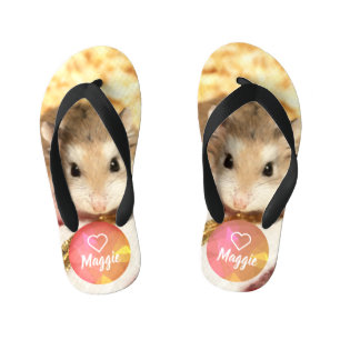 HammyVille - Cute Hamster Kid's Jandals