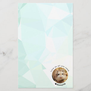 Hammyville - Cute Hamster with Motivational Quote Stationery
