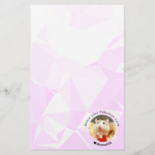 Hammyville - Cute Hamster with Motivational Quote Stationery