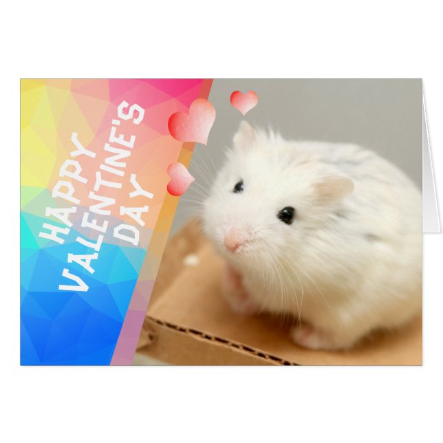 HammyVille - Cute Robo Hamster Valentine (Front Horizontal)