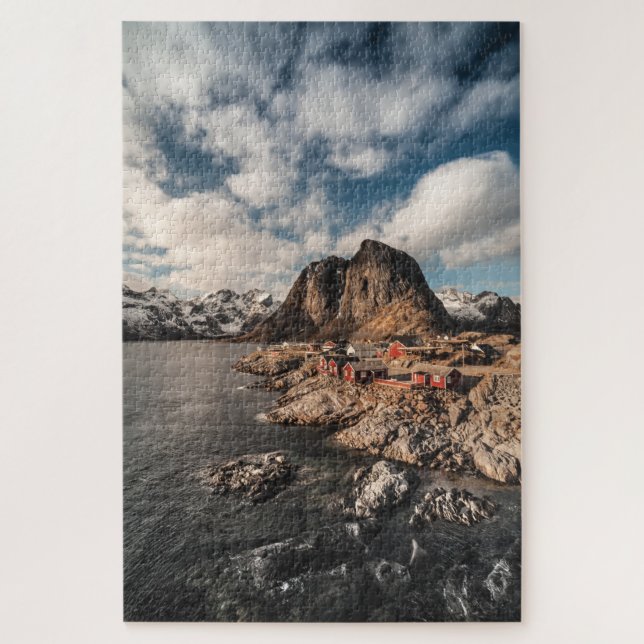 Hamnoy Lofoten Jigsaw Puzzle (Vertical)