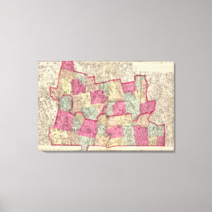 Hampshire & Hampden counties Canvas Print