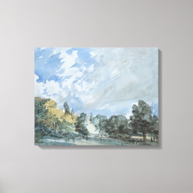 Hampstead Heath (by John Constable) Canvas Print (Front)