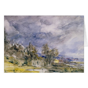 Hampstead Heath from near Well Walk, 1834 (w/c)