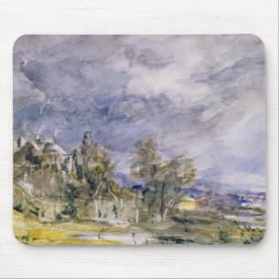 Hampstead Heath from near Well Walk, 1834 (w/c) Mouse Pad