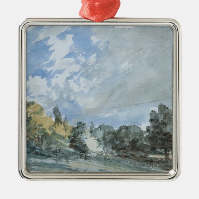 Hampstead Heath (London Park) Metal Tree Decoration (Front)