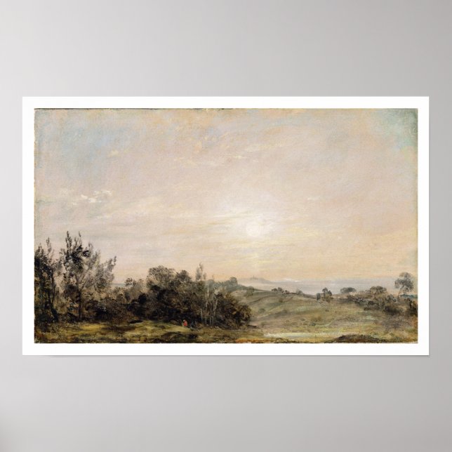 Hampstead Heath, looking towards Harrow, 1821-22 ( Poster (Front)