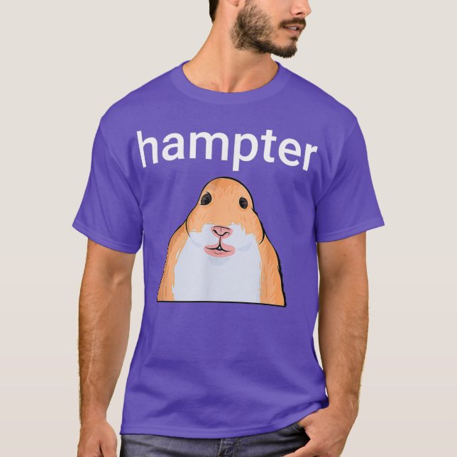 Hampter Funny Hamster Dank Meme T-Shirt (Front)