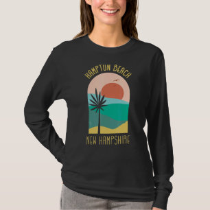 Hampton Beach New Hampshire Boho Vintage Vacation T-Shirt